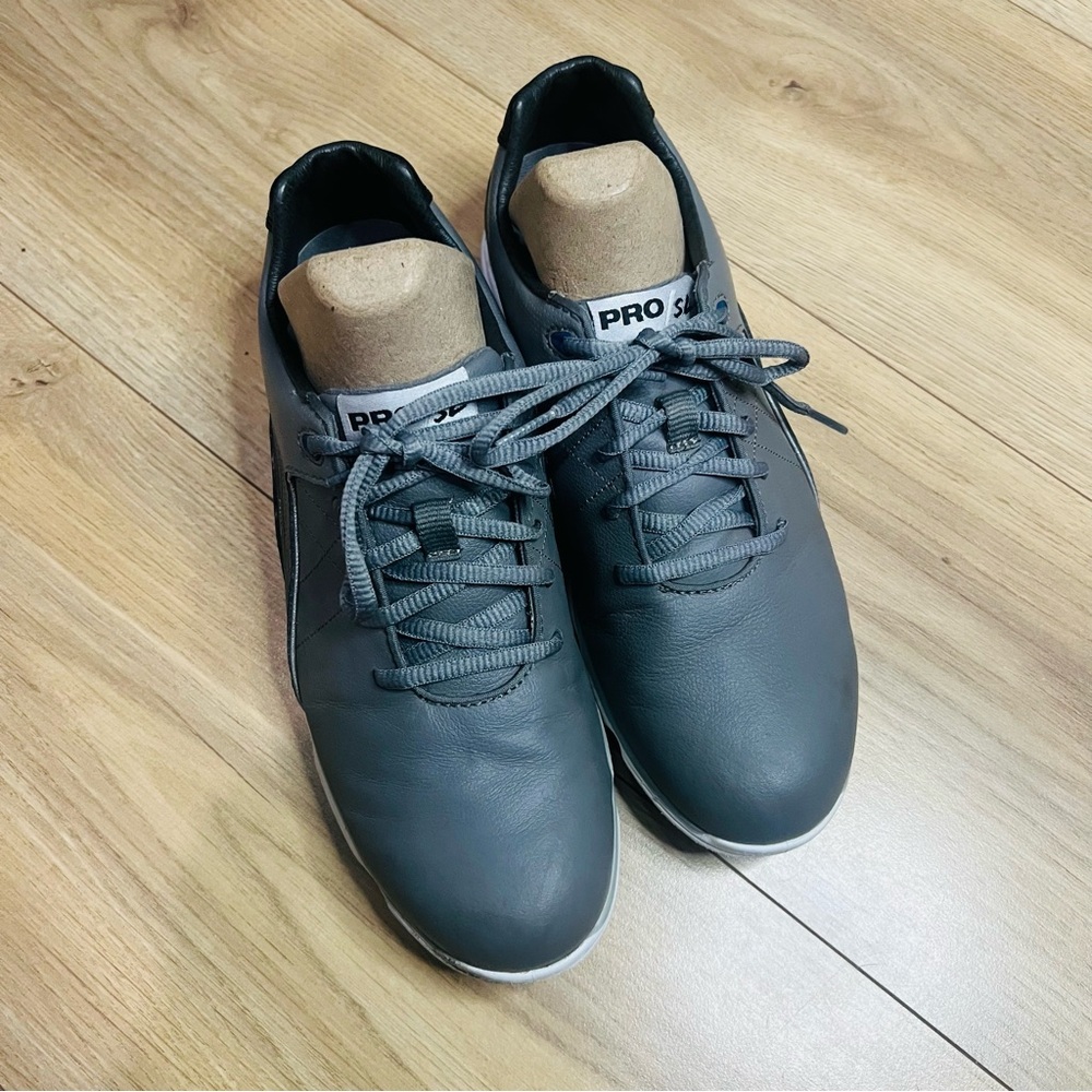 FootJoy Gray Pro/SL Spiked Golf Shoes 8M - Picture 4 of 8
